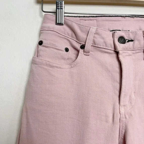 L.L.Bean Womens 2 Petites Pink Beanflex Skinny Leg Coolmax Jeans - Picture 4 of 12